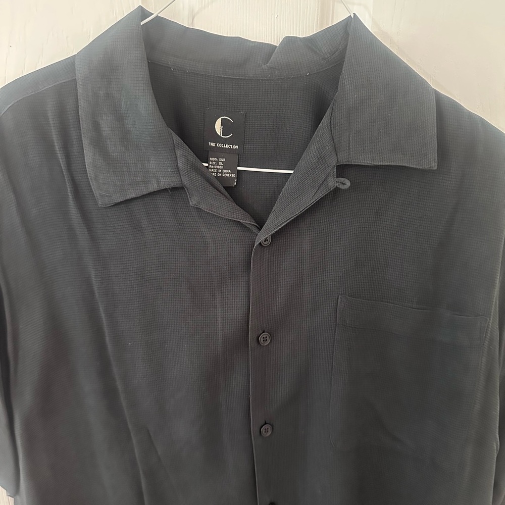 The Collection, Men's Charcoal Button Down Shirt,